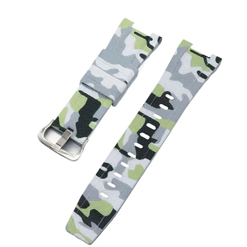 [HEZKUGU] GST-B100/W300/S310/400G/S110�p�m�b�`�V���R���X�g���b�v (Camo White with silver buckle)