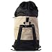 StramperBAG | Laundry Bag | College Laundry Backpack and Hamper | (White and Black, Zipper)