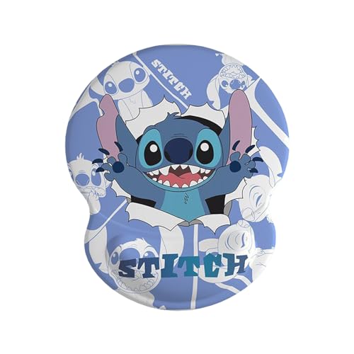 wopin Tapis de souris bleu chiot tapis de souris gaming bureau tapis de poignet tapis de souris conforme à l'ingénierie humaine coussin de poignet résistance tapis coulissant