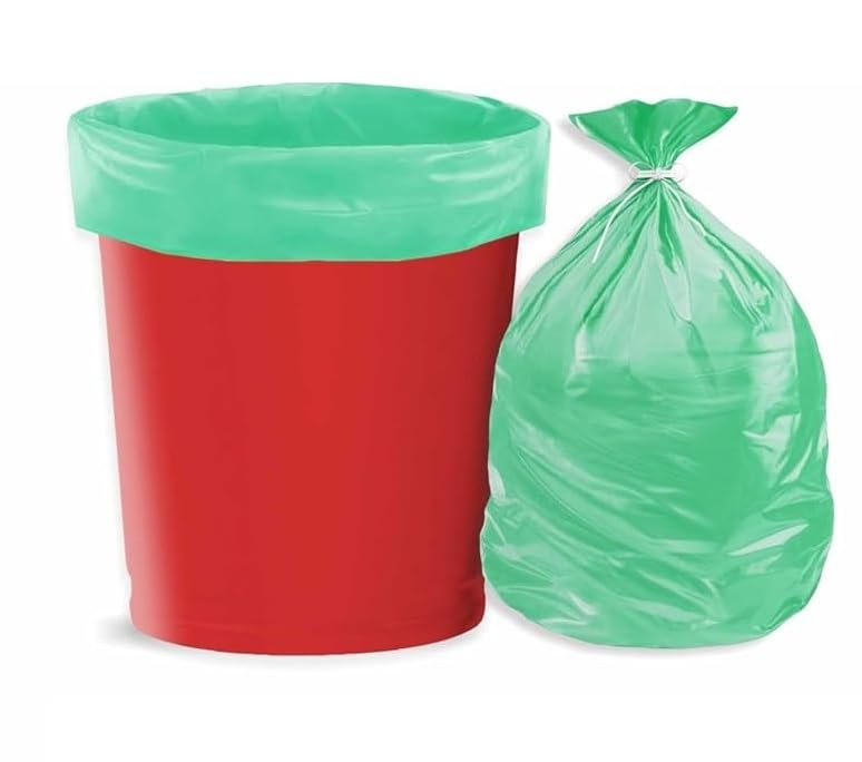 HETOPETO Biodegradable Garbage Bags for Dustbin - Large 17 x 19 Inches | 30 bags per Roll Trash Bag Eco Friendly Garbage Disposal Bags Dustbin Bag(Small) Green|M-Grn17*19 Waste 30bag s - Image 7 thumbnail