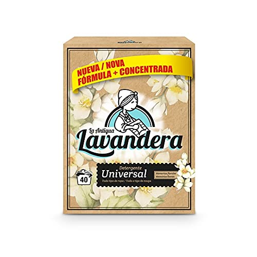 Pack. 4 uds. La Antigua Lavandera Detergente Automático Polvo 40 Cacitos