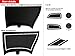 auovo Cup Holder Insert Liner Coaster Anti Dust Mats for Renegade Accessories 2018 2019 2020 2021 2022 2023 Custom Center Console Door Pads 18PCS (White)