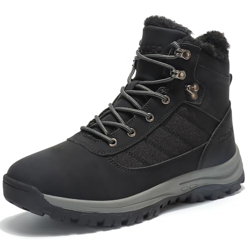 Image of SKDOIUL Men's Waterproof Outdoor Warm Snow Boots