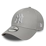 [ニューエラ] キャップ 帽子 9FORTY ロゴ フリーサイズ 940 野球帽 cap hat (JP, アルファベット, Free Size, NY-グレー/グレー アウトライン シルバーホワイト) [並行輸入品]