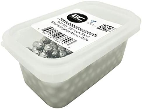500 Qty 3/8" Inch Steel Shot Slingshot Ammo Balls