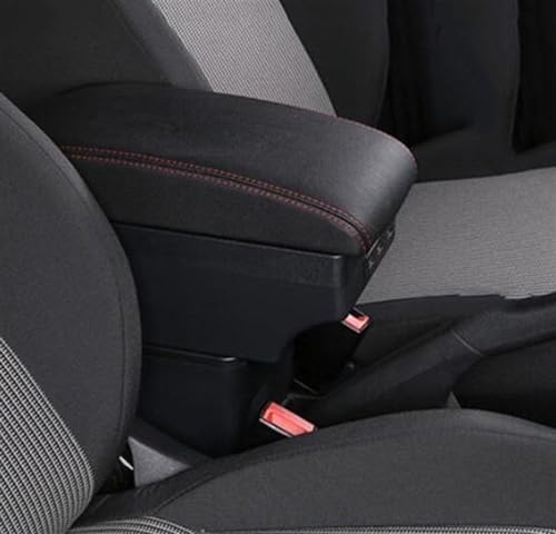 �A�[�����X�g�I�[�K�i�C�U�[�{�b�N�X Compatible With Caddy 2004-2019 2011 2012 2013 2014 2015 �Ԃ̃A�[�����X�g�{�b�N�X�Z���^�[�R���\�[�����[�{�b�N�X�A�[�����X�g�����ԕ��i(Red line)