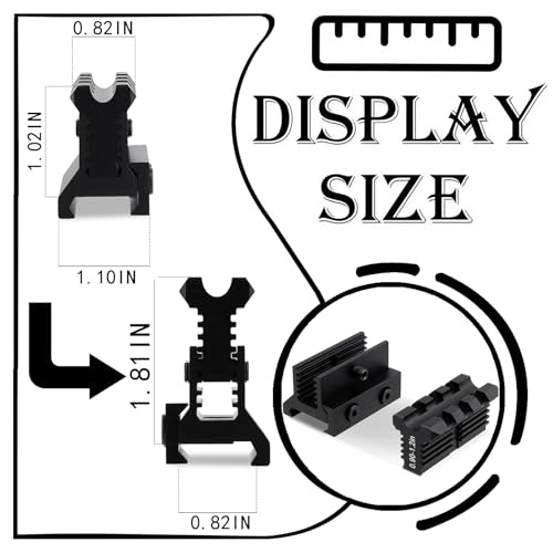 Rail Picatinny 40 mm et support réglable CNC pour vos sessions de tir en extérieur - 6