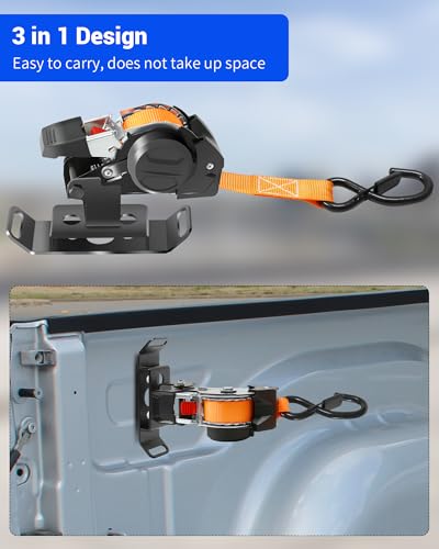 Sangles à cliquet rétractables double pivot Dodge Ram 1500 2500 3500
