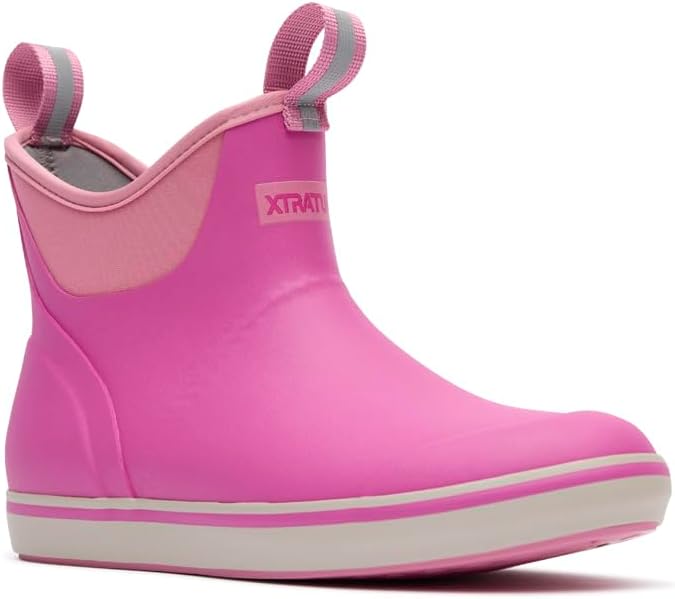 Xtratuf Women's 6 Inch Ankle Deck Boot, Rose Violet, 11