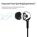 Amavasion VR Earphones Compatible with Meta Quest Pro/Oculus Quest 1 (3D 360 Degree Sound – Noise Suppressing) Left/Right Single Sound Channel - Black