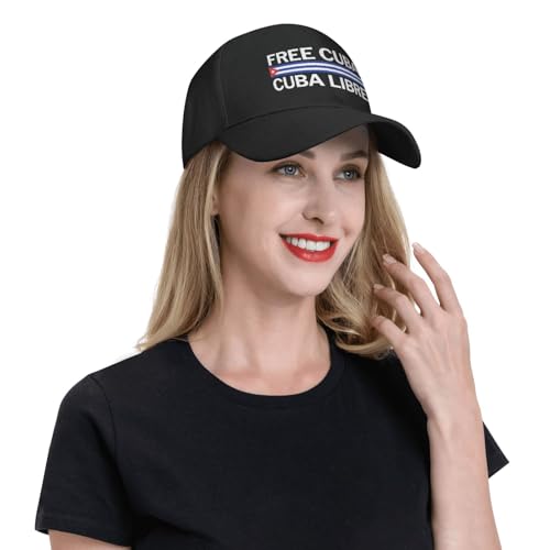Free Cuba 2026 Cuba Libre Sandwich Hats Baseball Cap Unisex Black miniatura 7