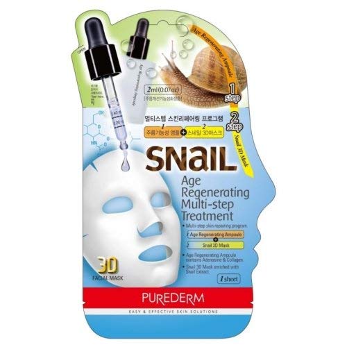 Age Regenerating Multi Steps Treatment - Regenerating 3D Mask + Serum Snail 2pcs x 20ml