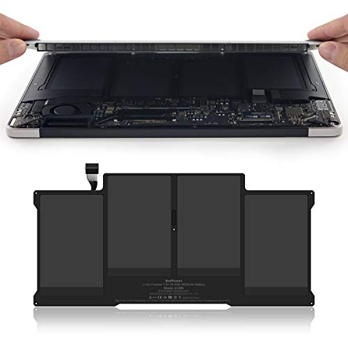Batpower A1496 Replacement Laptop Battery For Apple Mid 2013 2014 Early 2014 2015 Macbook Air 13-Inch A1466 Emc 2559 Emc 2632 Emc 2925 Battery Macbook Air 13" A1466 Apple A1496 Battery 54.4Wh #TOP3