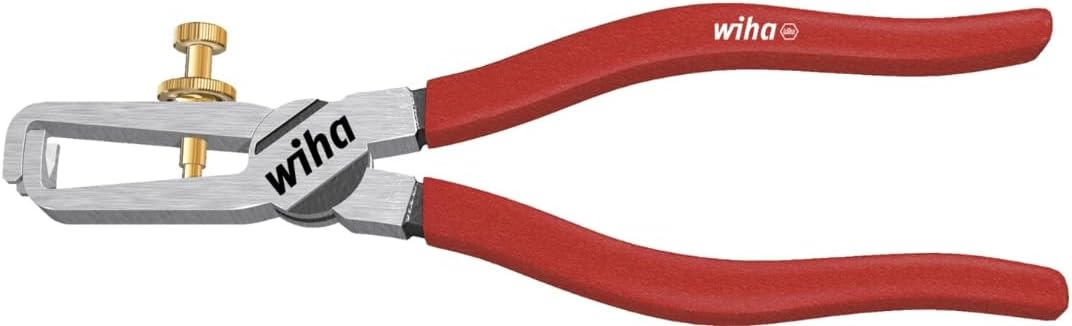 Wiha Z55016001SB "Classic" Wire Stripper, Red/Silver, 160 mm