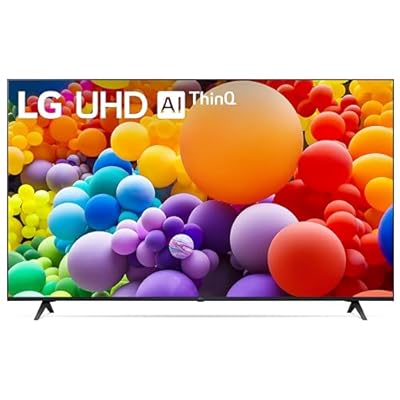 LG 55-Inch Class UT75 Series LED Smart TV 4K Processor Flat Screen AI-Powered with Alexa Built-in (55UT7570PUB, 2024)