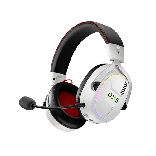 OXS Storm G2 Wireless Gaming Headsets, 7.1 Virtual Surround Sound, 3 EQ Modes, 2.4G Low Latency,...