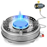 Propane Camping Stove, Portable Camp Gas Stove 13500BTU Burners...