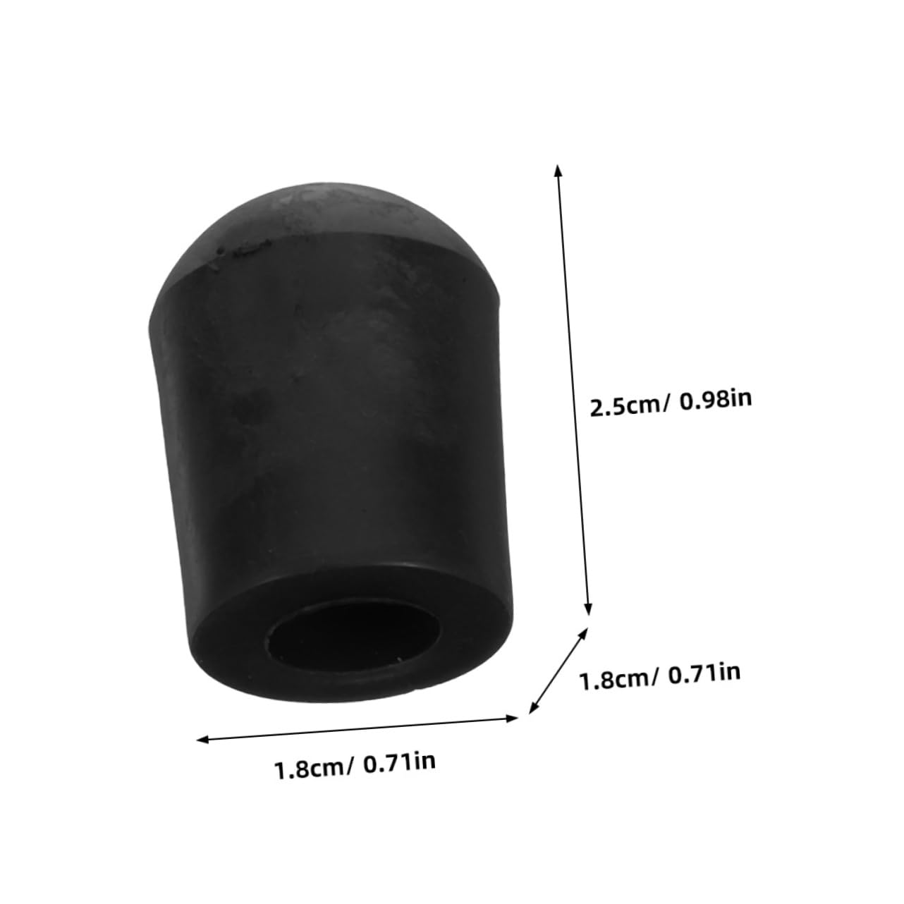 ERINGOGO 3Pcs Bass Endpin Replacement Tips Non Slip Caps for Cello Accessories Durable Rubber Material Enhances Stability and Resonance During Performances