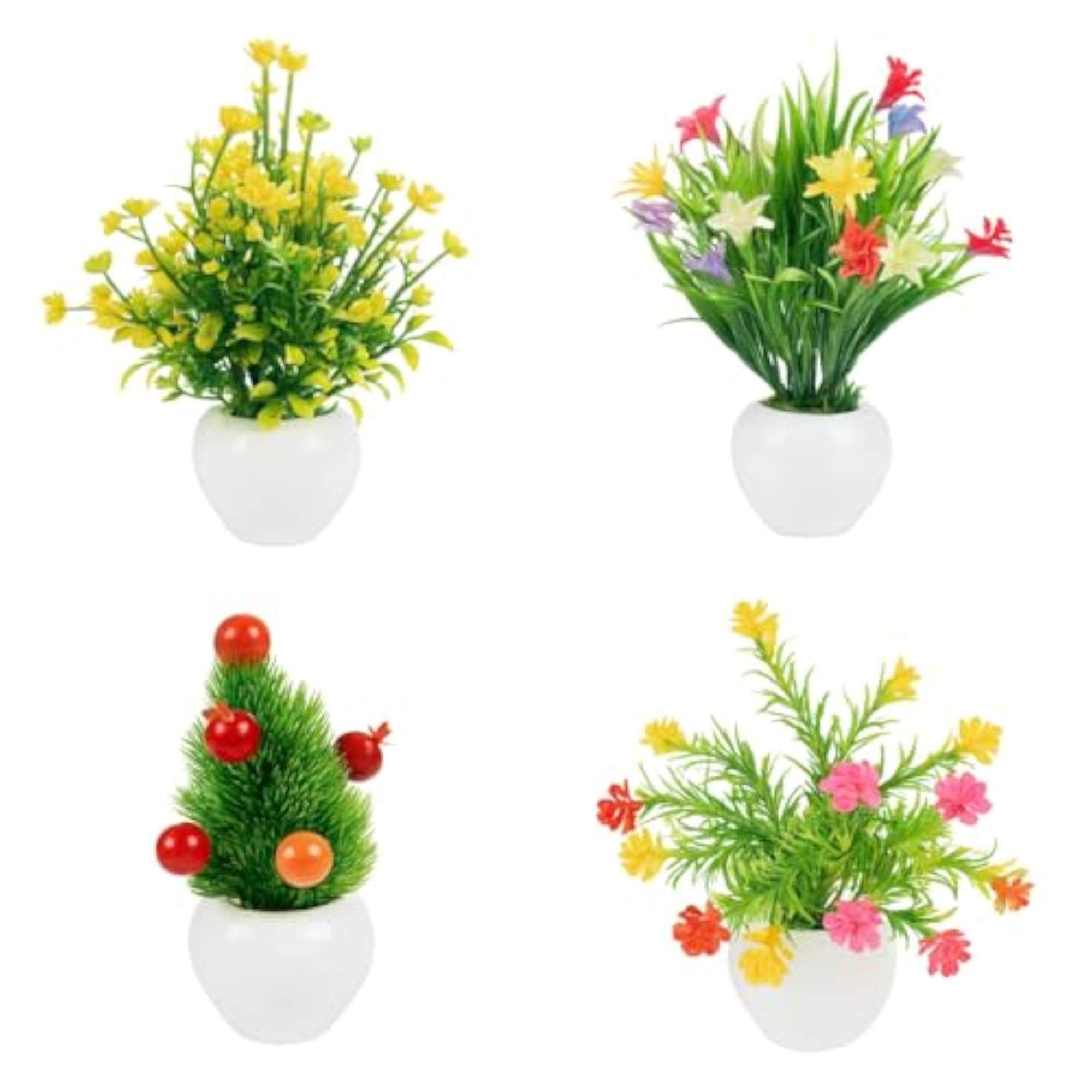 Artificial Potted Plants Set