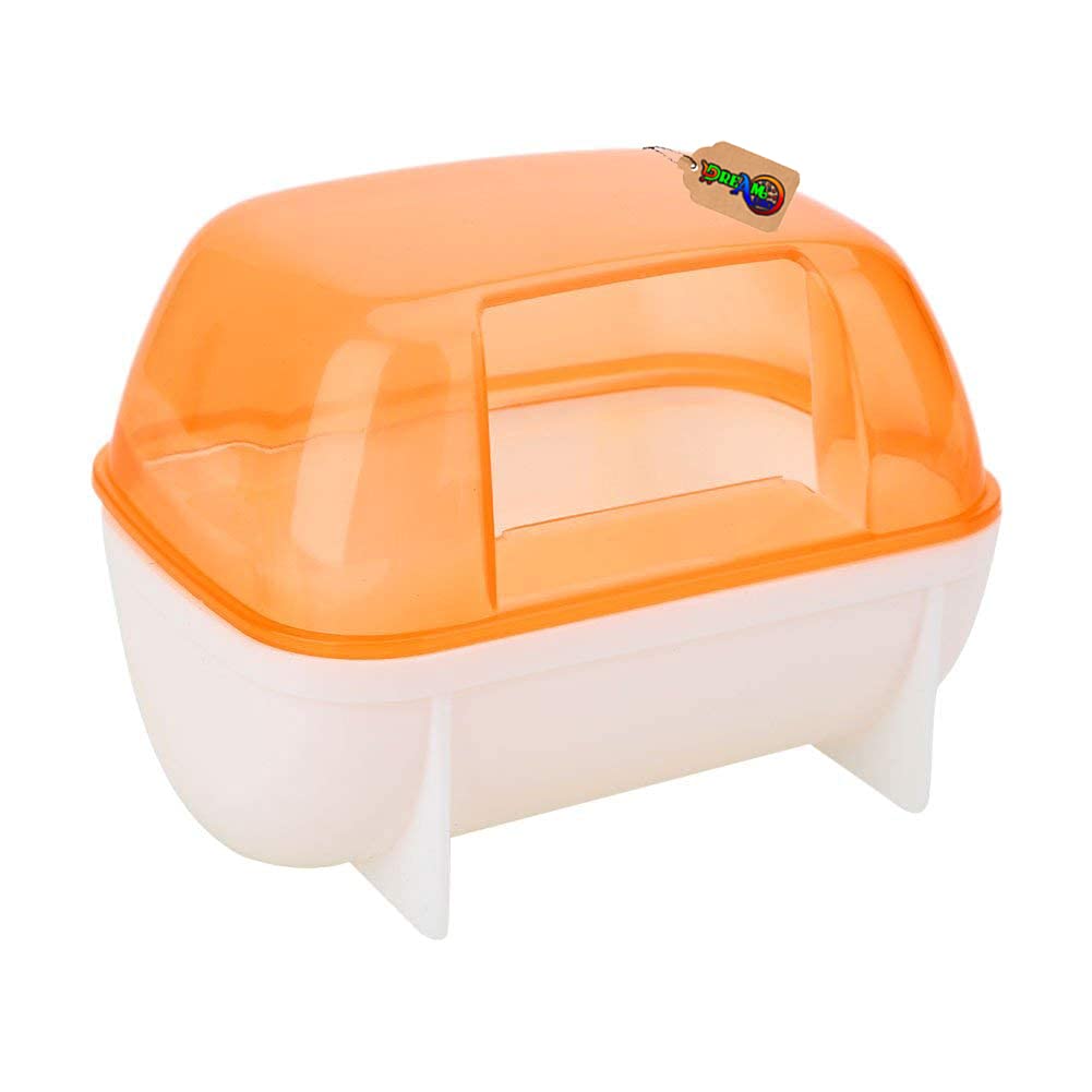 DreamAuro Tub Cum Bathroom Cum Litter Tub for Hamster (Orange) (B07X1P5DYC) Amazon Price History, Amazon Price Tracker