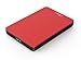 Sonnics 1TB Rot Externe tragbare Festplatte USB 3.0 super schnelle Übertragungsgeschwindigkeit für den Einsatz mit Windows PC, Apple Mac, Xbox ONE und PS4 Fat32