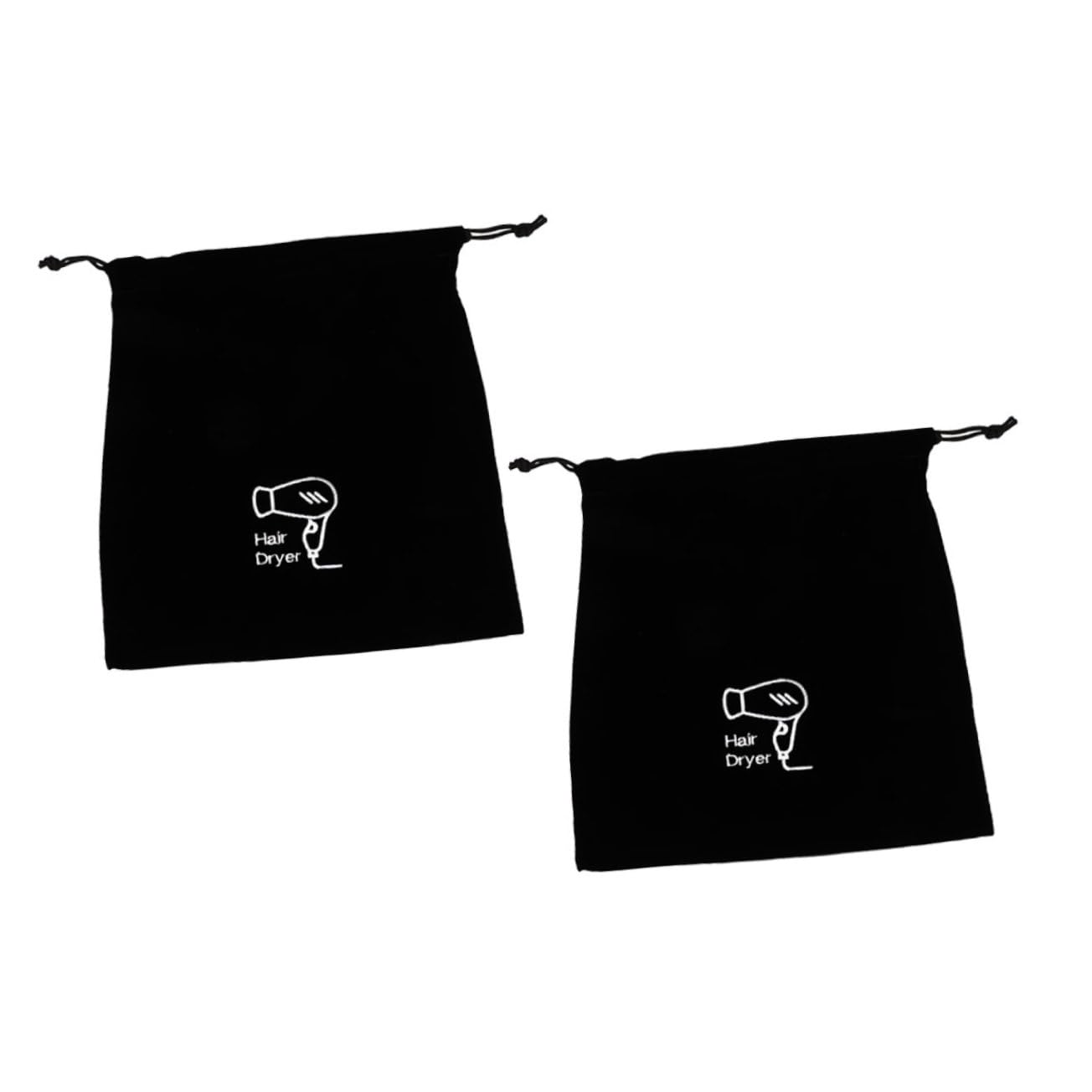 FOMIYES 8 Piezas Bolsa de Terciopelo Bolsas de Tela Bolsa Tela secador de Pelo de Viaje secador de Cabello Almacenamiento de Accesorios para secador de Pelo Bolsa con cordón