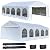 DELTA 32'x16' Fire Retardant (FR) PVC Party Tent,Wedding Tent Canopy,Outdoor Event Shelter, Garden Gazebo,with Waterproof Top,Galvanized Steel Poles,Carry Bags