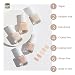duri Nail Polish, 718 Warm Seduction, Warm Pastel Natural Pink, Full Coverage, 0.45 Fl Oz