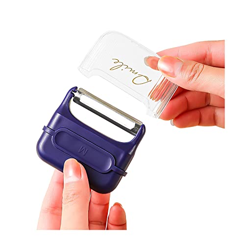 FORTSPANG Pelador Universal para Frutas y Verduras Pelador de Doble Filo/Péndulo para Pepinos Zanahorias - Morado