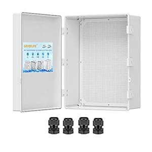 Geveelife Elektrobox IP67 wetterfest 50x40x20 cm
