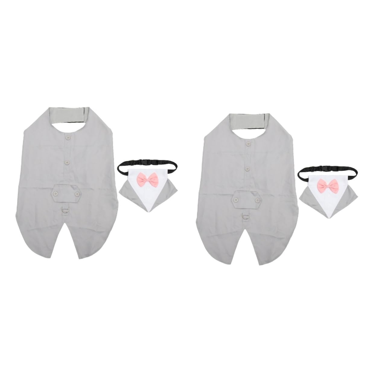 YARNOW 2 Set tuta per cani cappotto cane cappottino cane camicia con per cani abbigliamento formale per animali domestici vestiti abito costume da compagnia vestito per cani