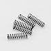 Buffer Compression 5PCS, Wire Diameter 1mm, Outer Diameter 7mm, Free Length (60-100)mm, 1x7x(60-100)mm, Y Type Spring Steel Compression Springs Spiral Loaded ( Size : Length 90mm )