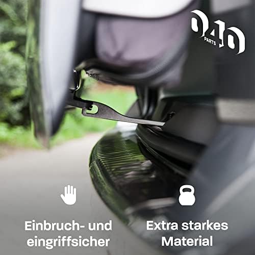 040 Parts Extra langer Frischluft Heckklappen Aufsteller 20 cm für VW T6, T5, T4 California Beach, Golf und viele mehr.