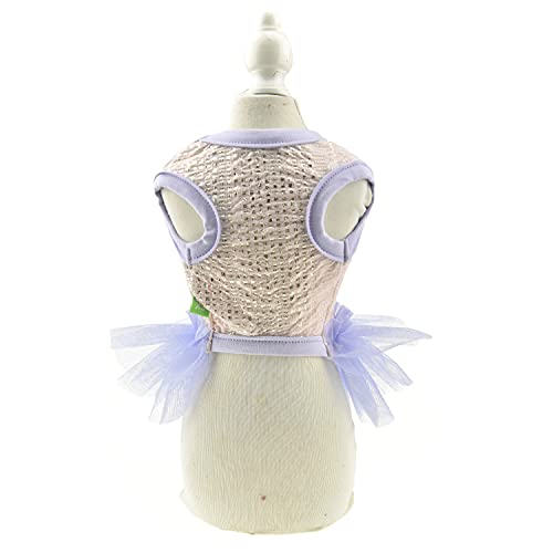 Cute Bunny Rabbit Dress Clothes For Mini Dog Small Animal Chinchilla Easter Costume Outfits Xxs Dog Clothes (Xs(Chest 11.0Inch), Purple) #TOP4