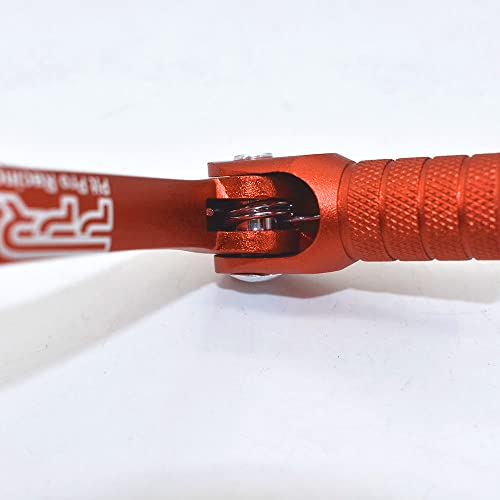 Image of CNC Aluminum Motorcycle Gear Shifter Lever, Foldable Pedal Shifter Fit for 50cc 110cc 250cc CRF50 XR50 XR CRF Dirt Pit Monkey Bike Motorcycle ATV Quad (Orange)