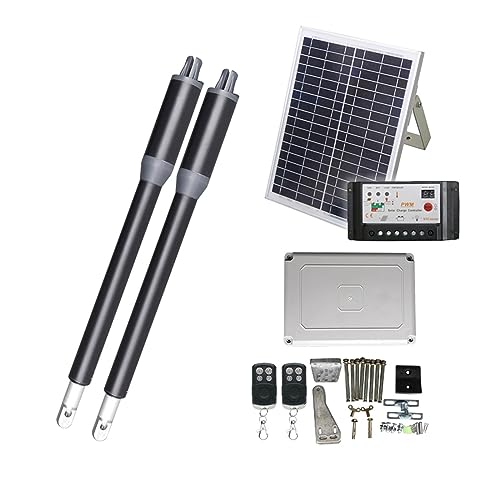 Kit di apertura per cancelli scorrevoli, Azionamento automatico apri del portone oscillazione energia solare 200KG con l'operatore lineare singolo del motore della porta a battente di CC elettrica tel