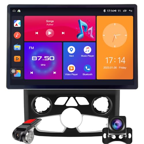 Car Radio for Dodge Ram 1500 2500 3500 2013-2018 Auto A/C 6+128G 13.1-Inch HD IPS Touch Screen with Apple Carplay & Android Auto, Car Stereo Bluetooth 5.0 GPS Navi for Car Multimedia Player -  KiriNavi