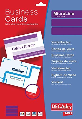 DECAdry DPW-322 500pezzo(i) biglietto da visita