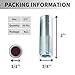 Drop-in Anchors, 50 PCs 1/2 Inch Zinc-Plated for Concrete, Secure Mounting, Industrial-Strength, Easy Installation with Tie DIABST50-1/2