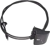 APDTY 023198 Hood Release Cable With Handle Fits 2006-2009 Jeep Commander / 2005-2009 Jeep Grand Cherokee (Replaces 55394495AB, 55394495AC, 55394495AD, 55394495AA)