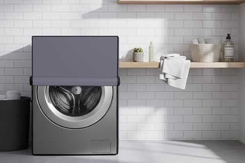 Image of Stylista Washing Machine Cover Compatible for IFB 6.5 Kg Fully-Automatic Front Loading Elena ZX Grey