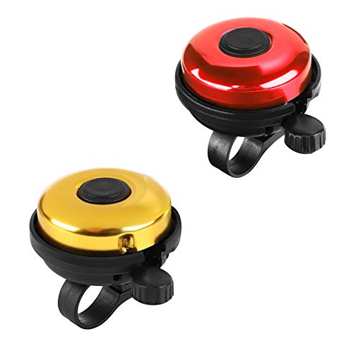 Classic Bike Bell, Aluminum Bicycle Bell, Loud Black-Right Hand Use-1 pack - Picture 140 of 253