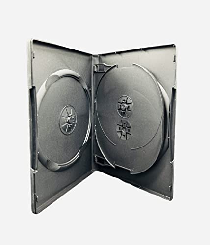 Dragon Trading Lot de 5 boîtiers pour 4 DVD Noir 14 mm