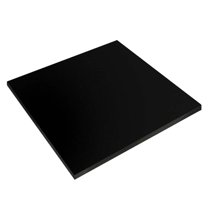 Buy Expanded PVC Sheet 8.5" x 11" Black Printable Rigid PVC Board