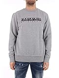 Algodón orgánico suave Napapijri Bebel C Suéter, Med Grey Mel, M Unisex Adulto