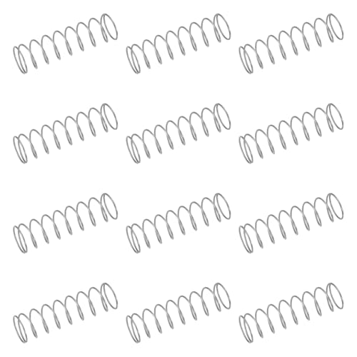 uxcell 50Pcs 304 Stainless Steel Compression Springs, 0.7mm x 10mm x 35mm Small & Tiny Pen Spring for Home Repair & DIY, Workshop & Industrial Use, (Silver Tone)