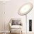 PreeOtti Modern LED Floor Lamp - Remote & Touch Control, 40W/2400LM Sky Torchiere Standing Lamp, Fully Dimmable, 3 Color Temperatures, Ideal for Living Room & Bedroom, Easy to Assemble(Sliver)