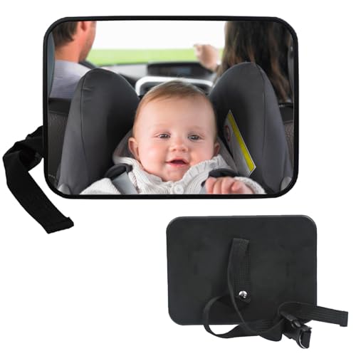 Baby Car Seat Mirror with Adjustable Straps