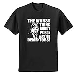 Office Prison Mike | Dementors Michael Scott | Mens Graphic T-Shirt, Black, Medium