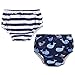 Hudson Baby Unisex Swim Diapers, Whales, 0-6 Months